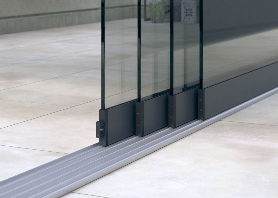Profiline Glasschiebewand (4 spurig) - 01 profiline schiebewand anthrazit 4spurig verasol 1 - pl-gsw-4sp-3000-antr