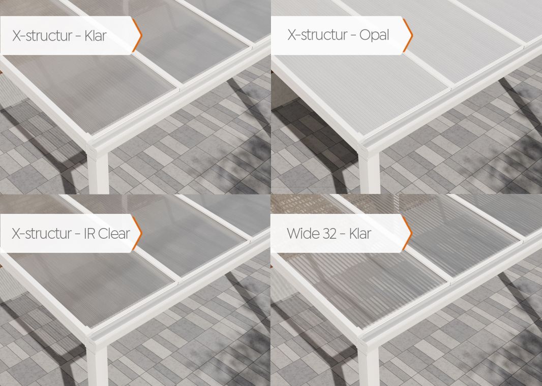 Greenline Terrassendach - 05 greenline veranda poly design 3000x2500m white verasol - greenline-weiss-3000x2555